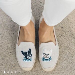 Soludos Teddy & Gigi French Bulldog slipper
